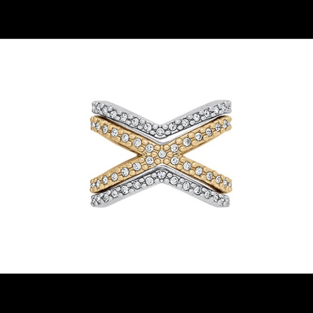 Premier Designs Double Vision Ring - Size 10